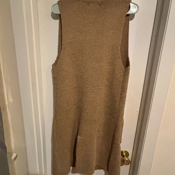 Women's Tan and Brown Cardigan - Picture 2 of 6